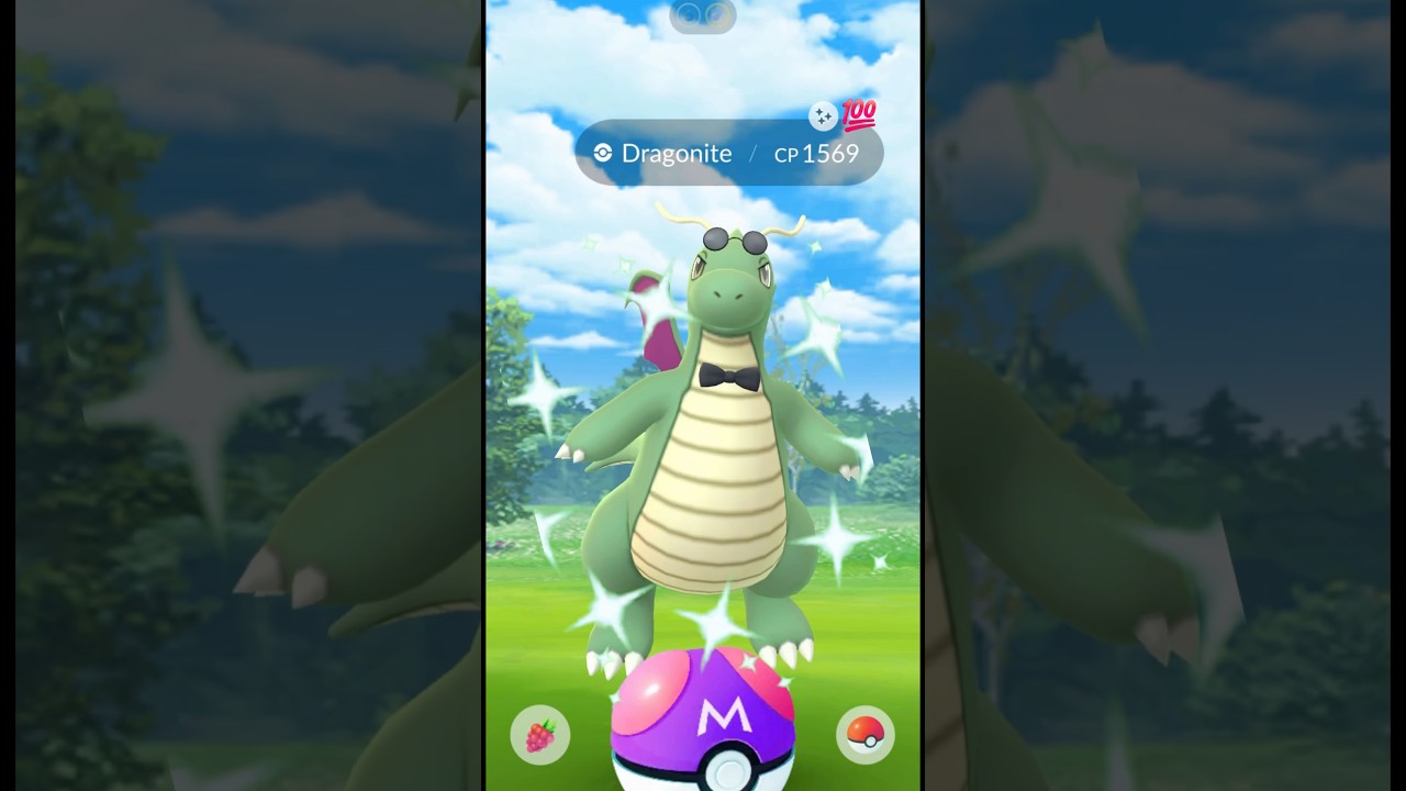 When I Got Costume ✨️Shiny Dragonite Raid in #pokemongo #shorts