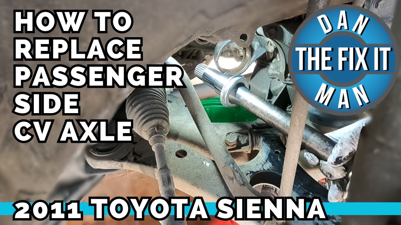 Замена приводного вала со стороны пассажира на Toyota Sienna 2011–2020 годов! Процесс аналогичен ...