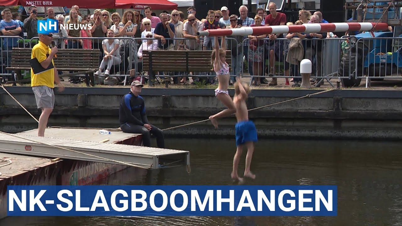 NK-slagboomhangen in Spaarndam