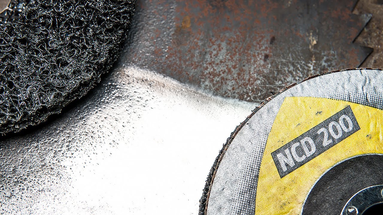 Remove Rust Easy - Klingspor NCD200 Silicon Carbide Cleaning Disk