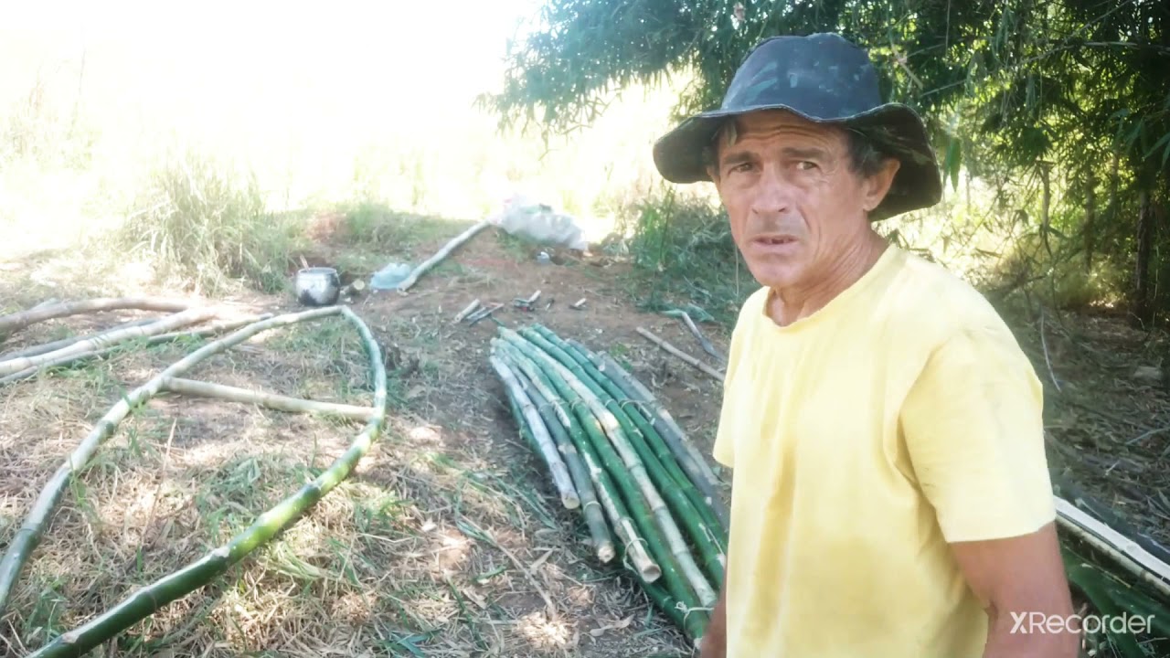 COMO FAZER UM BARCO DE BAMBÚ. 🛶⛵