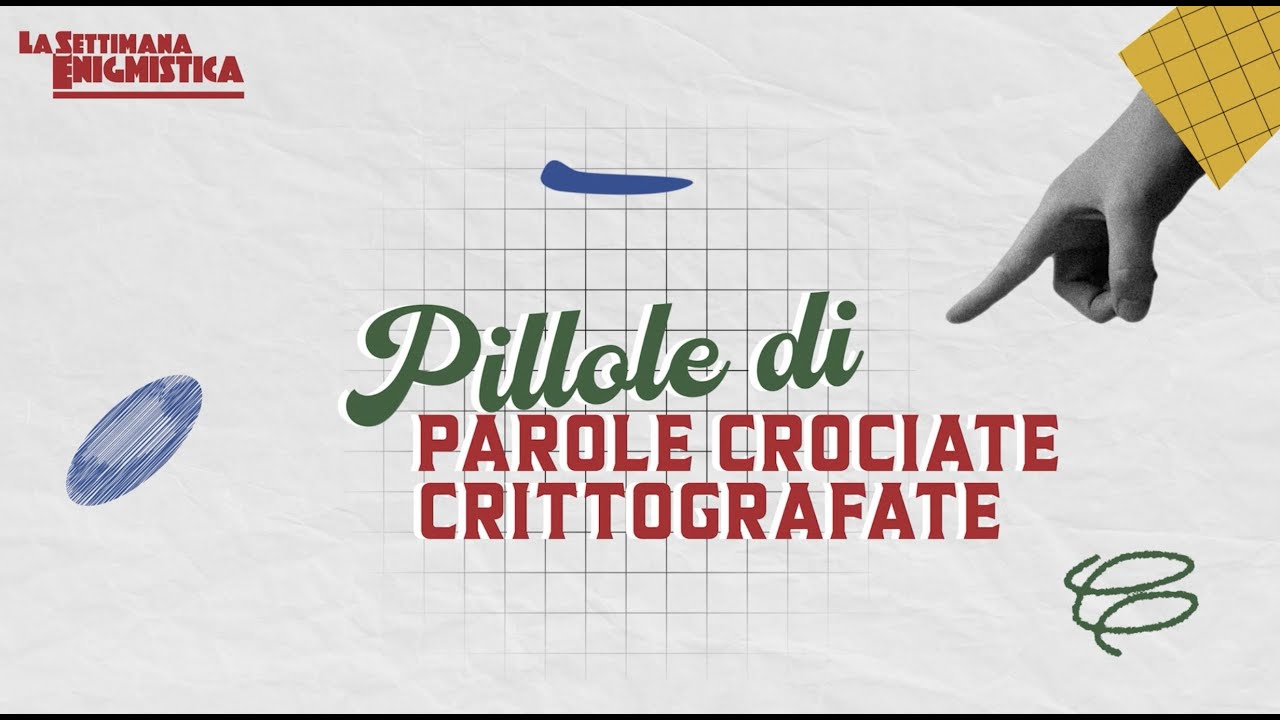 Pillole di... Parole Crociate Crittografate