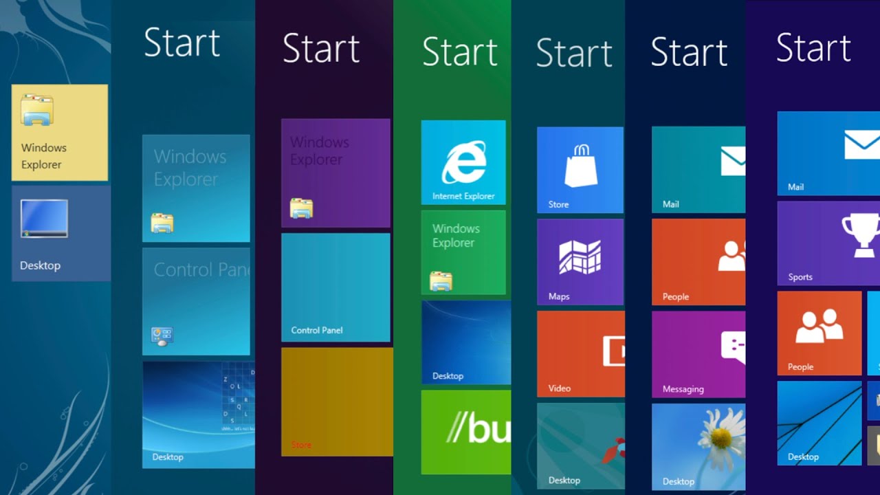 Windows 8 Start Menu Evolution!