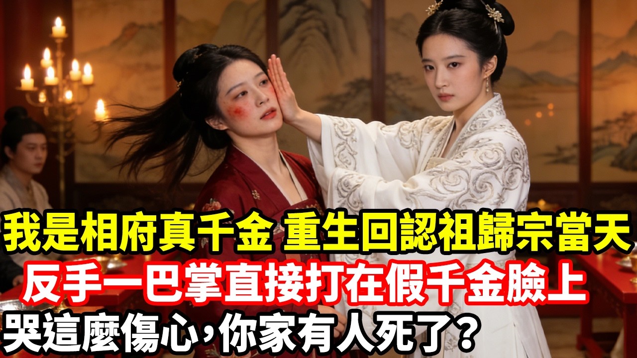 我是相府真千金，重生回認祖歸宗當天，反手一巴掌直接打在假千金臉上：哭這麼傷心，你家有人死了？
