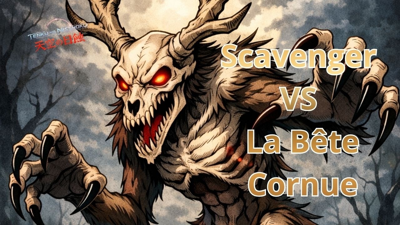 Scravenger VS La Bête Cornue - Battle Theme (Tenkū no Nisshoku)