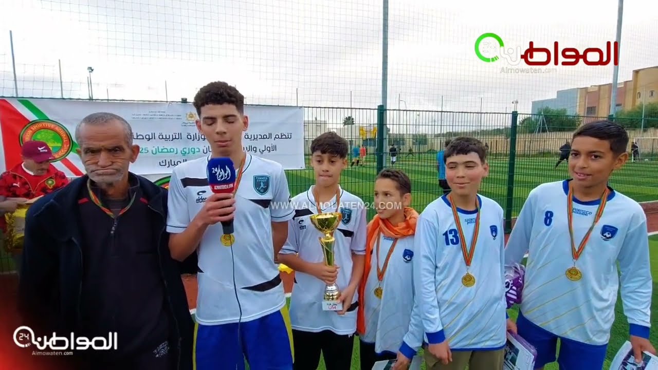 #أحفير كلمة محمد رحاوي عميد فريق اتحاد اغبال حول نهائي دوري رمضان  بملعب القرب الزوبير