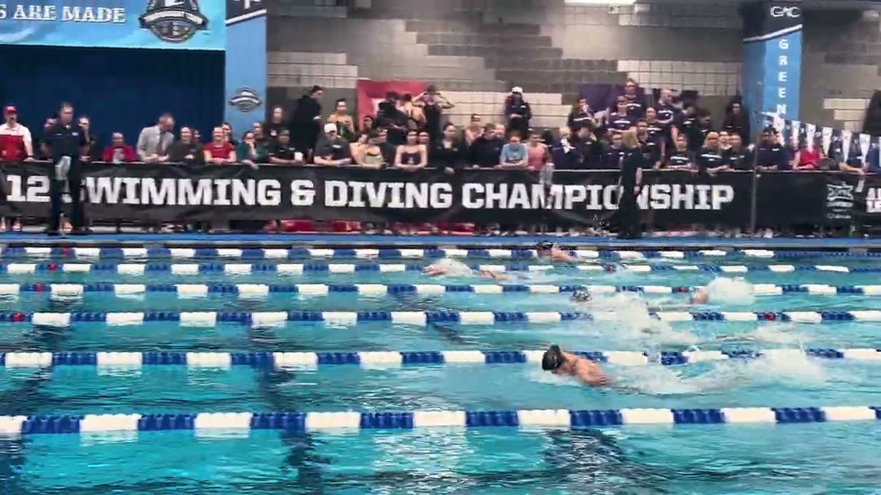 Women’s 200 fly c finals Big 12 championships, Arizona State University