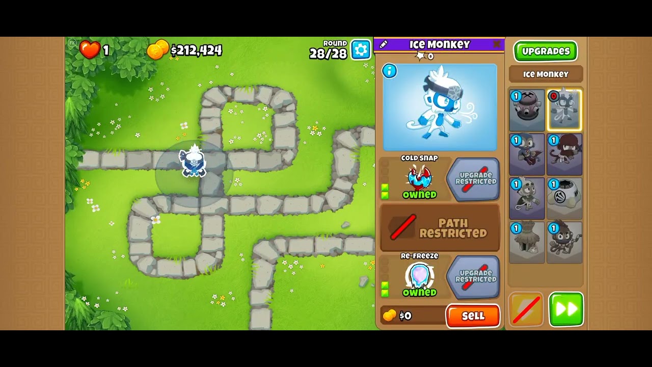 JAKUBWITCZAK423 BLOONS TD 6 DAILY CHALLENGE