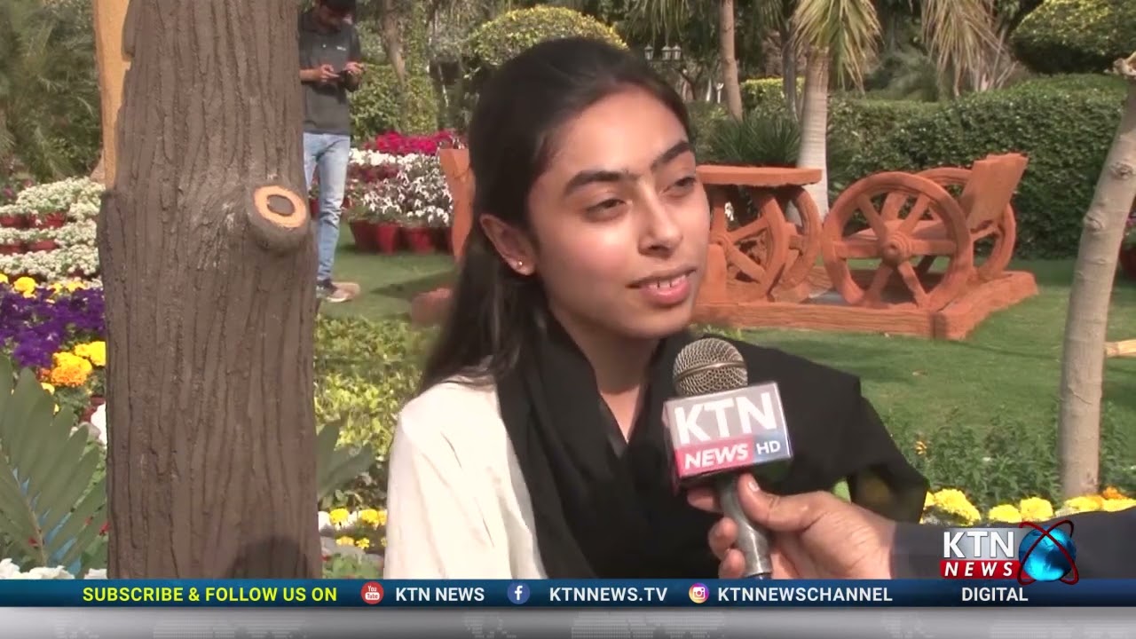 The flower exhibition at IBA Sukkur brightened the atmosphere