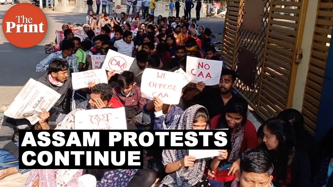 Peaceful protests continue in Assam