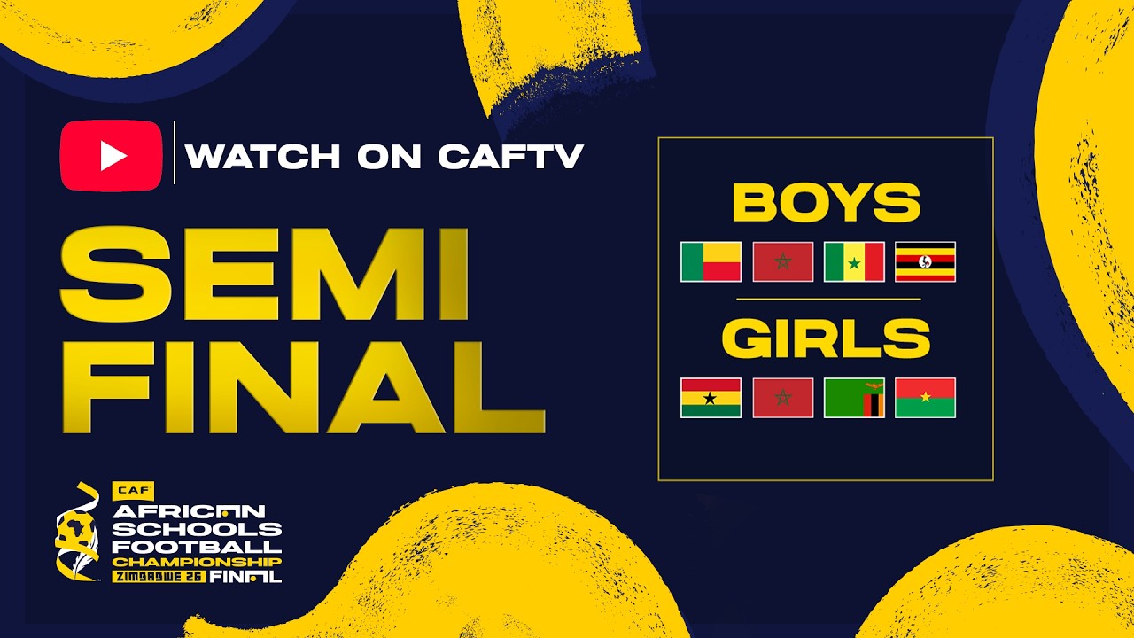 CAF African Schools Football Championship Continental Finals - Zimbabwe 2026 - (Semi-Finals) - Day 4