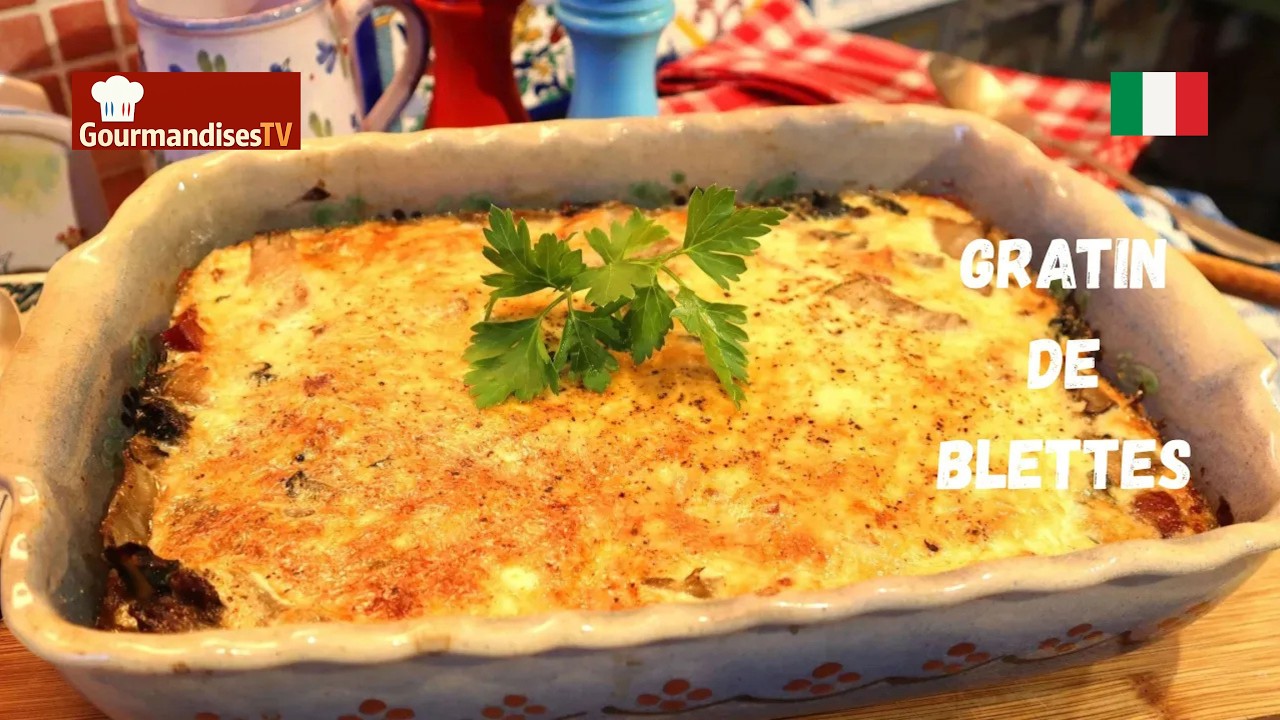 Mon GRATIN DE BLETTES - Ail et petits lardons - Super bon ! - Mère Mitraille - Gourmandises TV