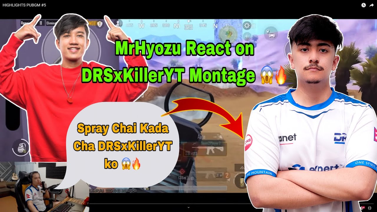MRHYOZU React ON DRSxKILLERYT Montage😱 !! #anshyt #mrhyozu #killeryt #cr7horaa #horaaesports #drs