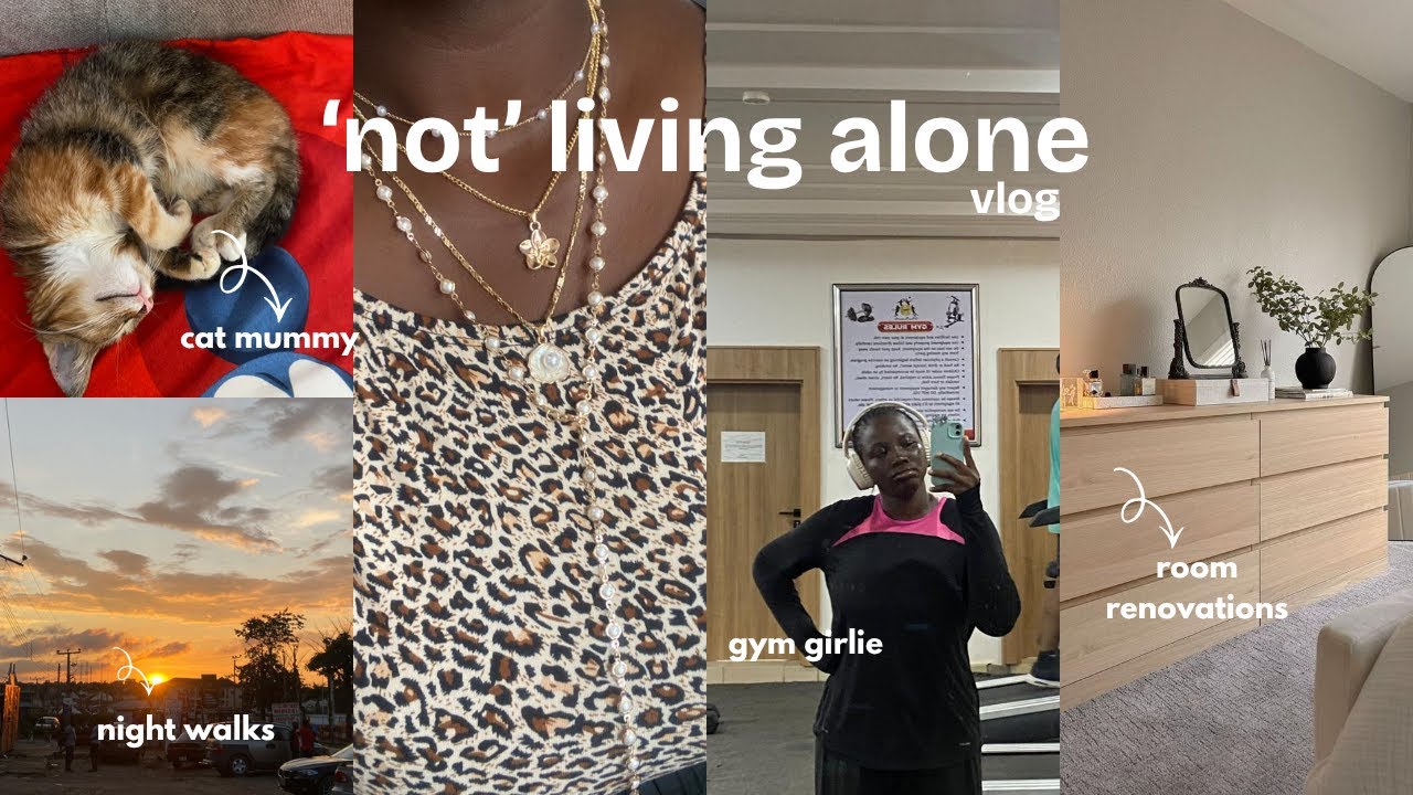 ‘not’ living alone | starting the gym👟, room renovations🌺, cats mum ✨