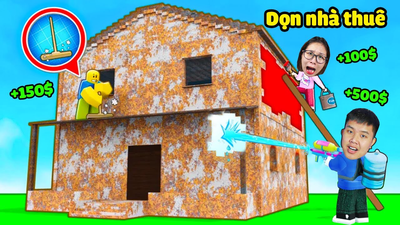 Dọn dẹp nhà thuê kiếm tiền nghỉ làm video !? bqThanh Mở Công Ty Dọn Vệ Sinh Siêu Chuyên Nghiệp