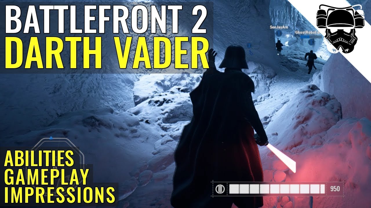 Star Wars Battlefront 2 - DARTH VADER - Gameplay, Abilities, Impressions