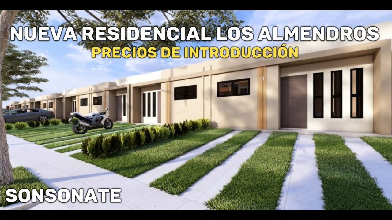 Nueva residencial LOS ALMENDROS en Sonsonate| TODA la INFORMACIÓN