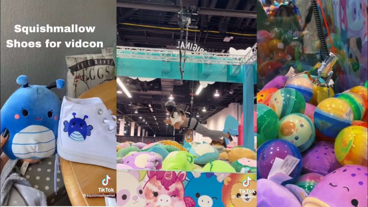 Squishmallow vidcon videos that made my bank account say ✨nope✨
