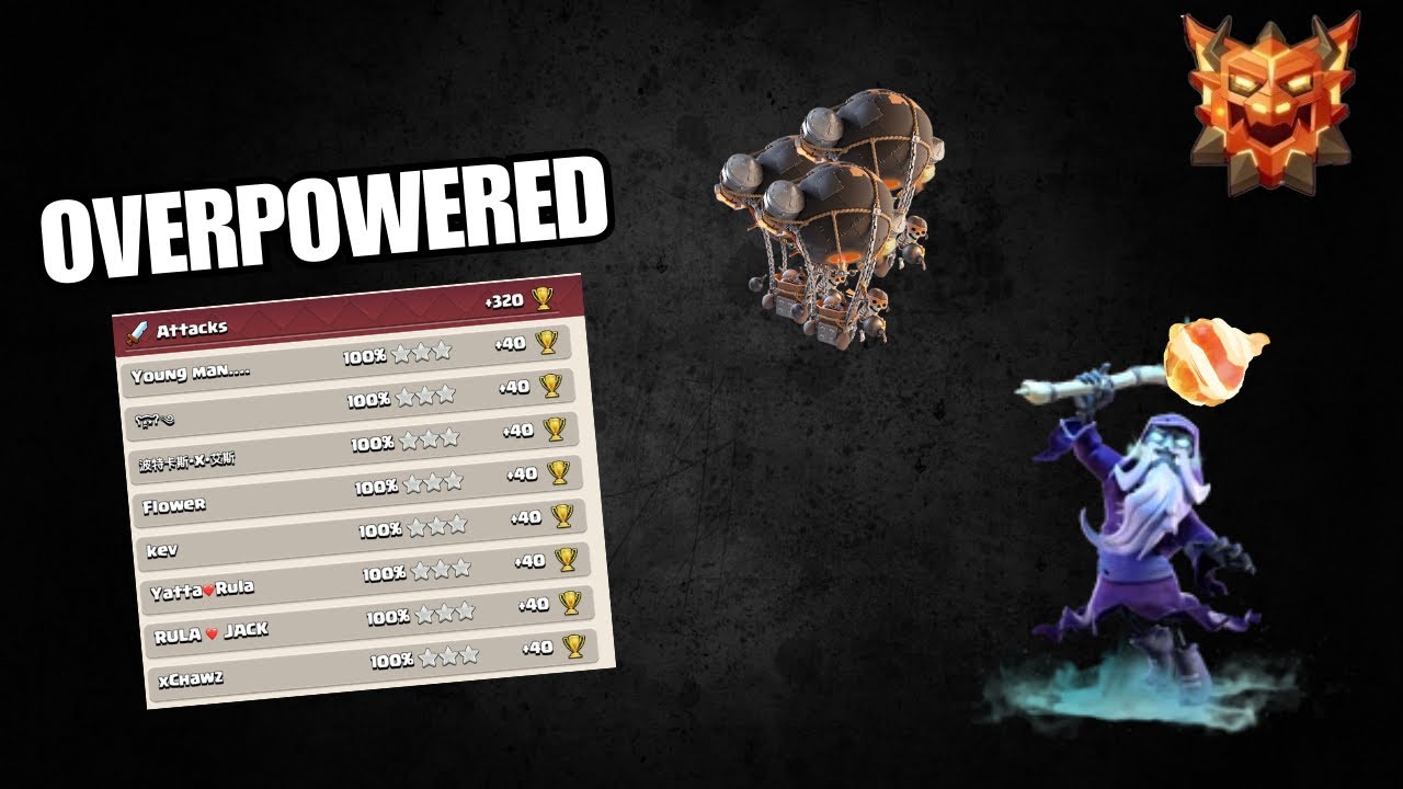 +320 on the FIRST DAY OF THE SEASON! Fireball Rocketloons is STILL the BEST ARMY!!