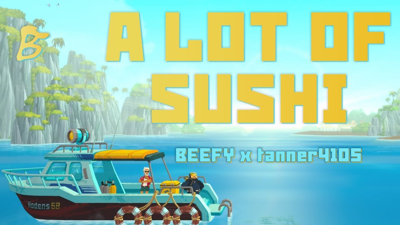 Beefy - A Lot of Sushi (Lyrics Video) | Nerdcore Hip-Hop | Dave The Diver Rap