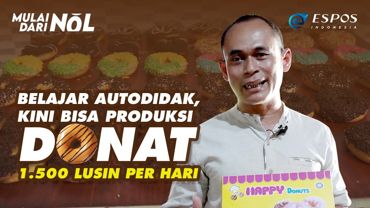 Belajar Otodidak Bikin Donat Mulai dari Nol