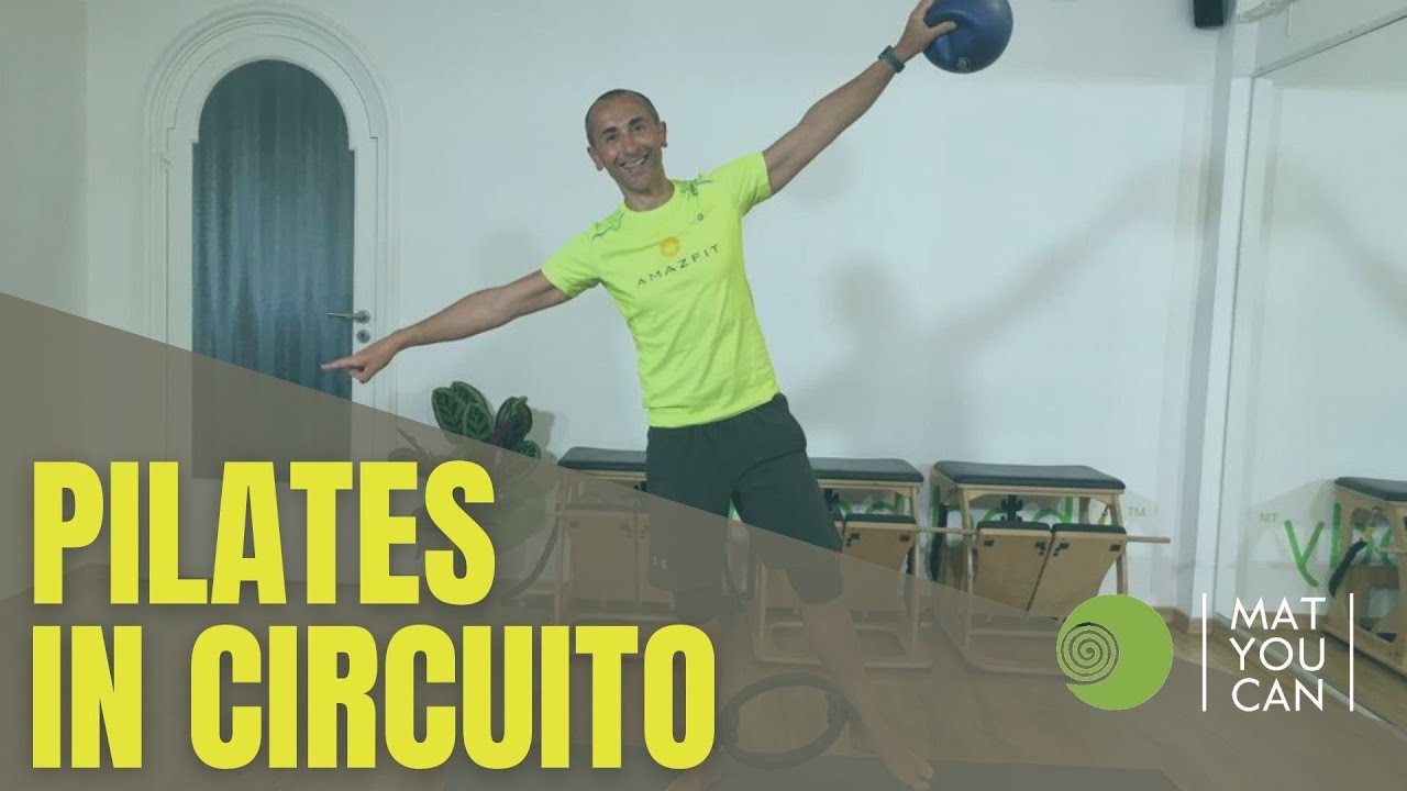 Pilates, allenamento funzionale a circuito con magic circle e soft ball