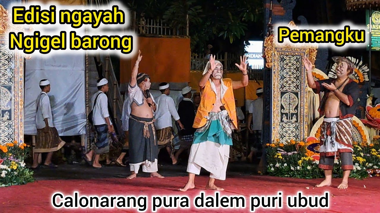 Cedil dadi bapang barong !! Terbaru  Clekontong mas calonarang pura dalem puri ubud gianyar 