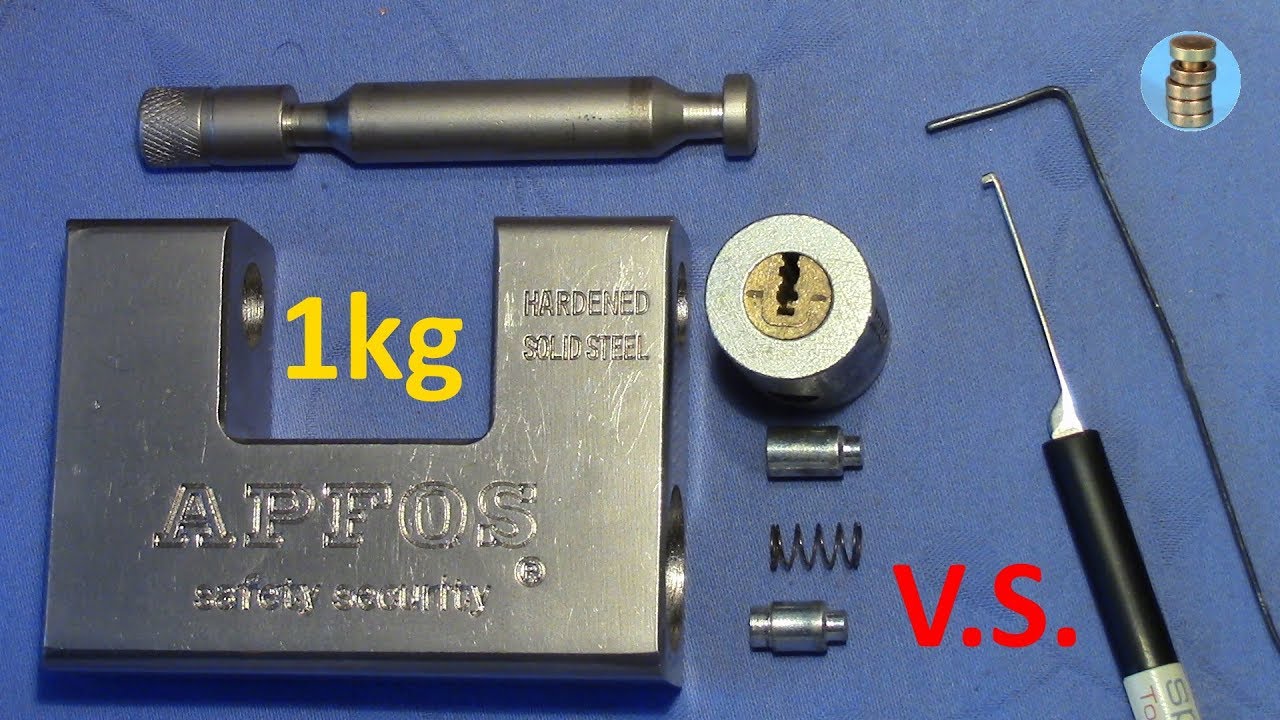 (picking 715) Monster heavy shutter lock 