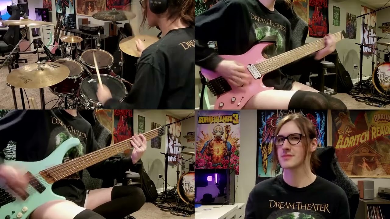 Orbital Gate - Milli On My Wrist, Big Iron On My Hip (Guitar/Bass/Drum/Vocal Playthrough)