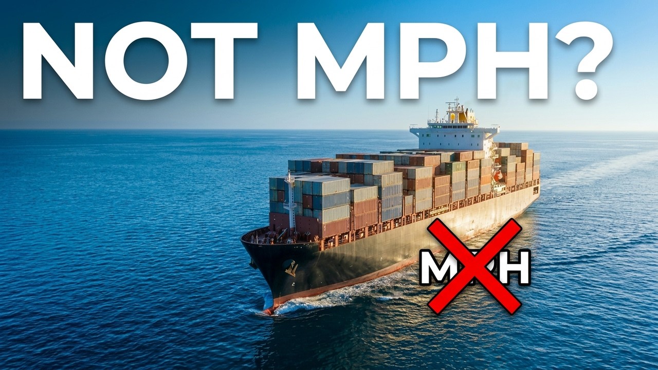 Knots vs MPH | The Real Reason Ships Never Changed
