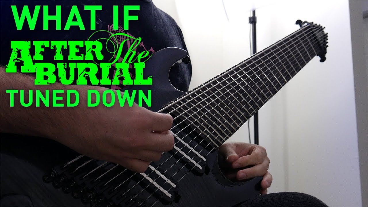 What If After The Burial Tuned Down? 10 String Guitar Riff Compilation