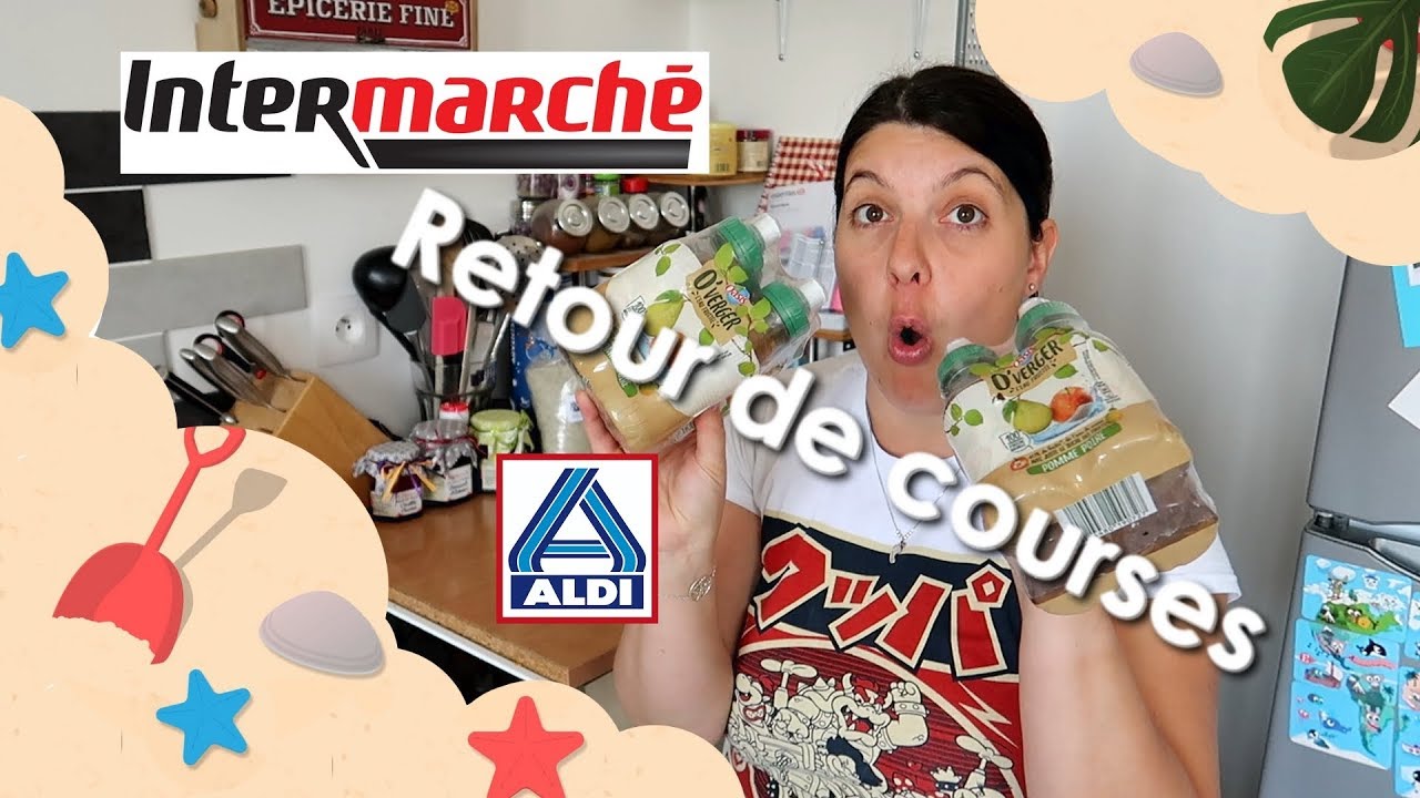 [Retour de courses] Je vous raconte encore ma vie XD - Vendredi 30 Aout - Intermarché/Aldi