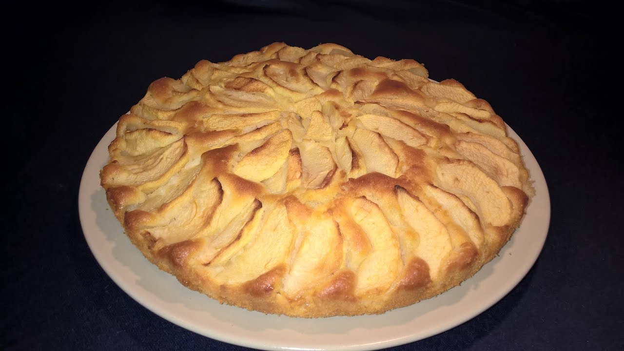 пирог с яблоками без масла