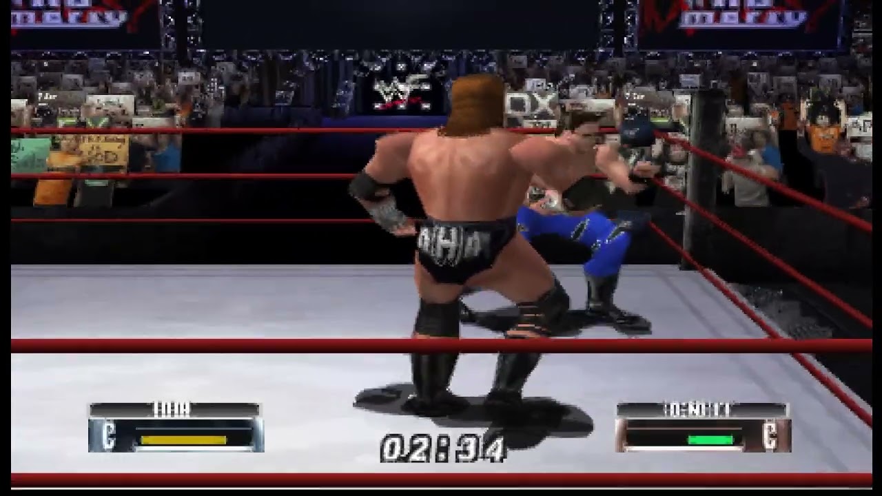 Triple H vs Chris Benoit WWF No Mercy