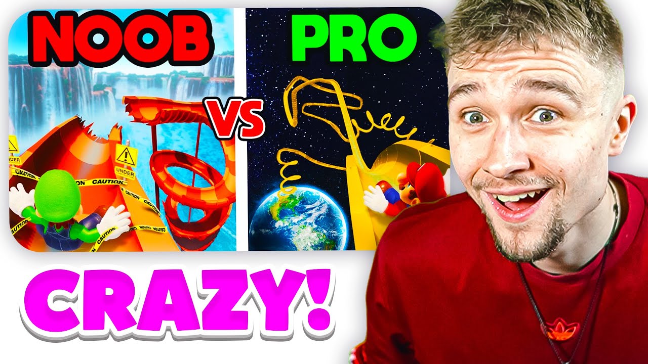 NOOB vs PRO: WASSERRUTSCHEN in Mario Odyssey! | Dävid Reaktion