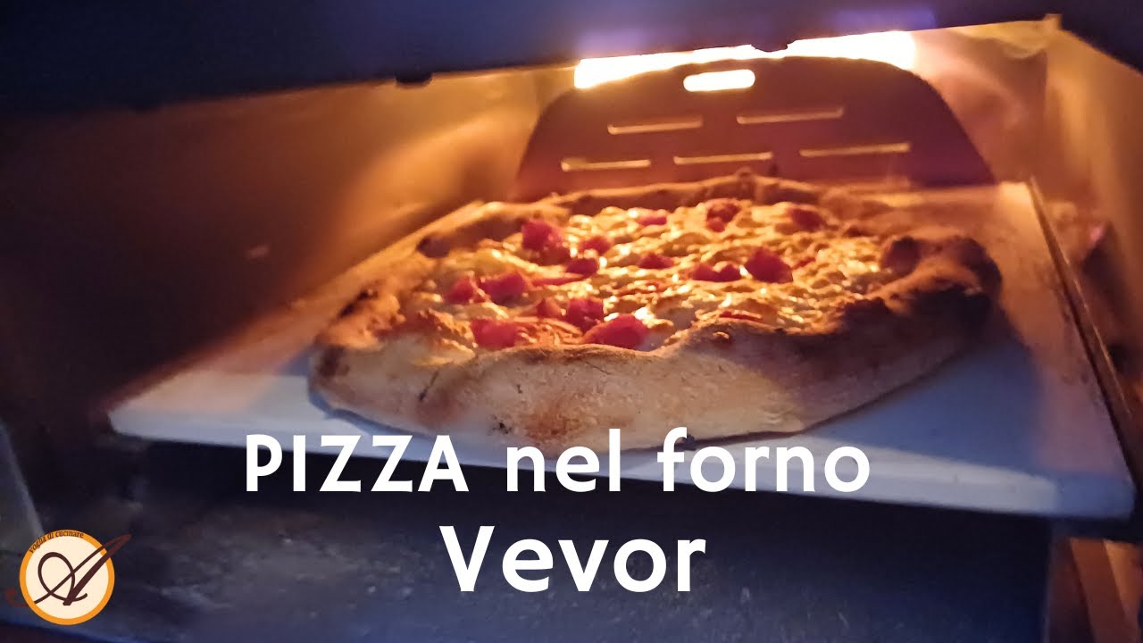 Pizza nel forno a pellet Vevor