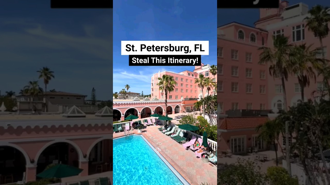 📍St. Petersburg, FL! 😍 #stpetersburgflorida #floridavacation #florida #travel #stpete #beach
