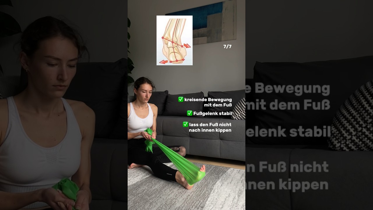 7/7 Übung für gesunde Füße | Sprunggelenk stabilisieren & mobilisieren