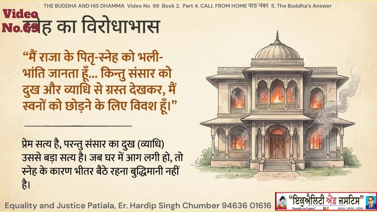 The Buddha And His Dhamma  Book 2,  Part 4 L. No  5  The Buddha’s Answer   Video No  69