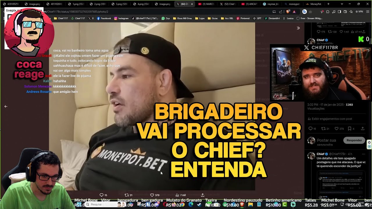 CHIEF VAI SER PROCESSADO PELO MARCELO BRIGADEIRO? ENTENDA!