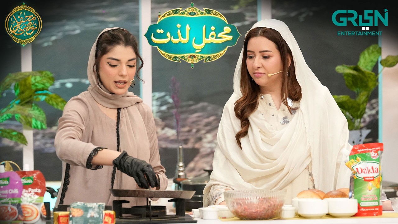 Mehfil e Lazzat | Chapli Kabab Sliders with Spicy Mayu | Mahnoor Malik | Mehfil e Ramzan Day - 15