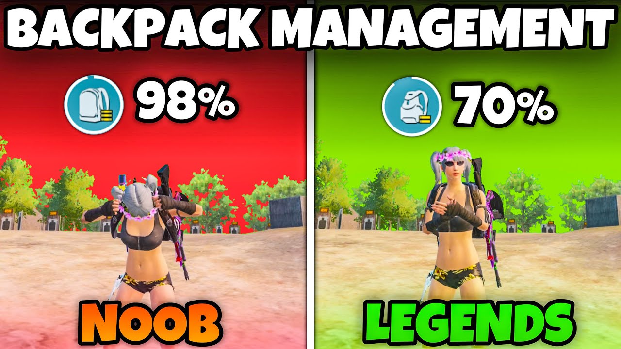 BACKPACK MANAGEMENT TIPS & TRICKS FOR END ZONE SURVIVAL🔥BGMI | Mew2
