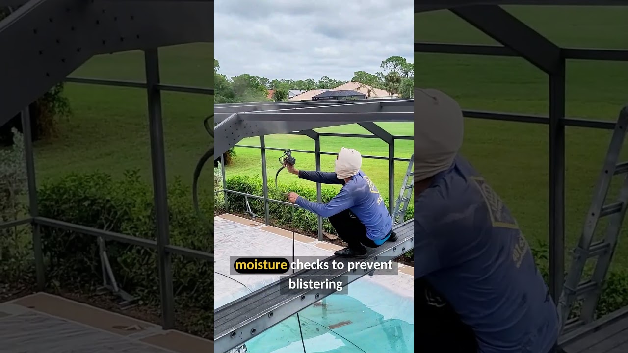 Why Professional Pool Cage Painting Lasts Longer