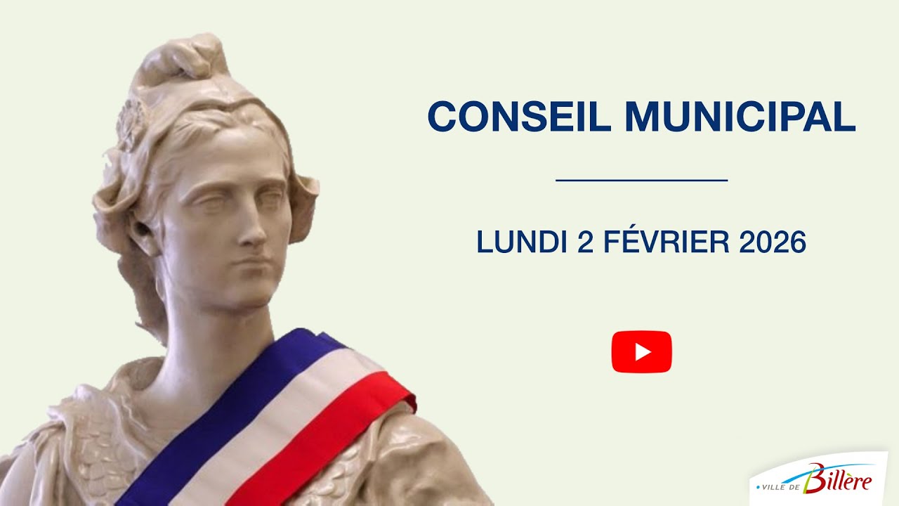 Conseil municipal du 2 février 2026