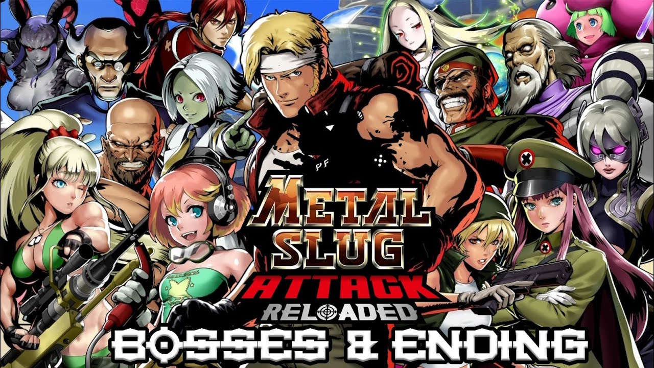 Metal Slug Attack Reloaded - 16 Bosses & Ending