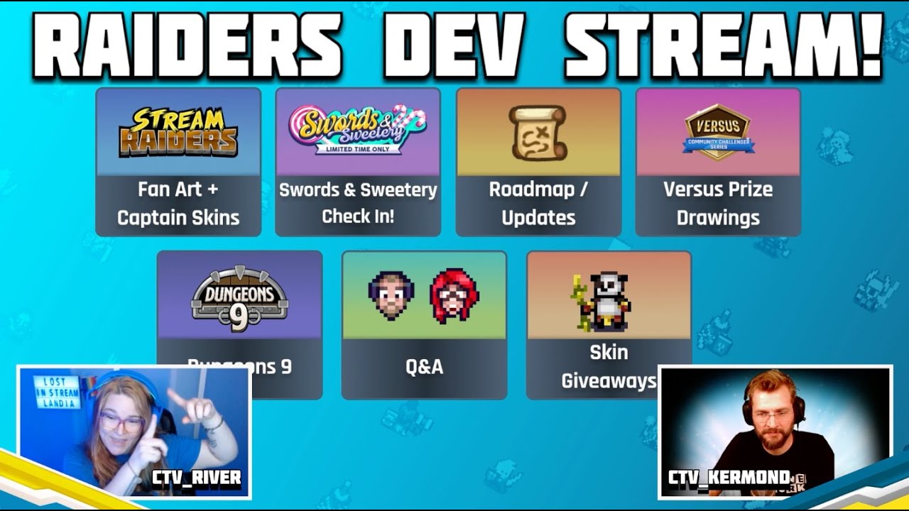 Stream Raiders | Dev Stream Recap! (From 7/29/22)