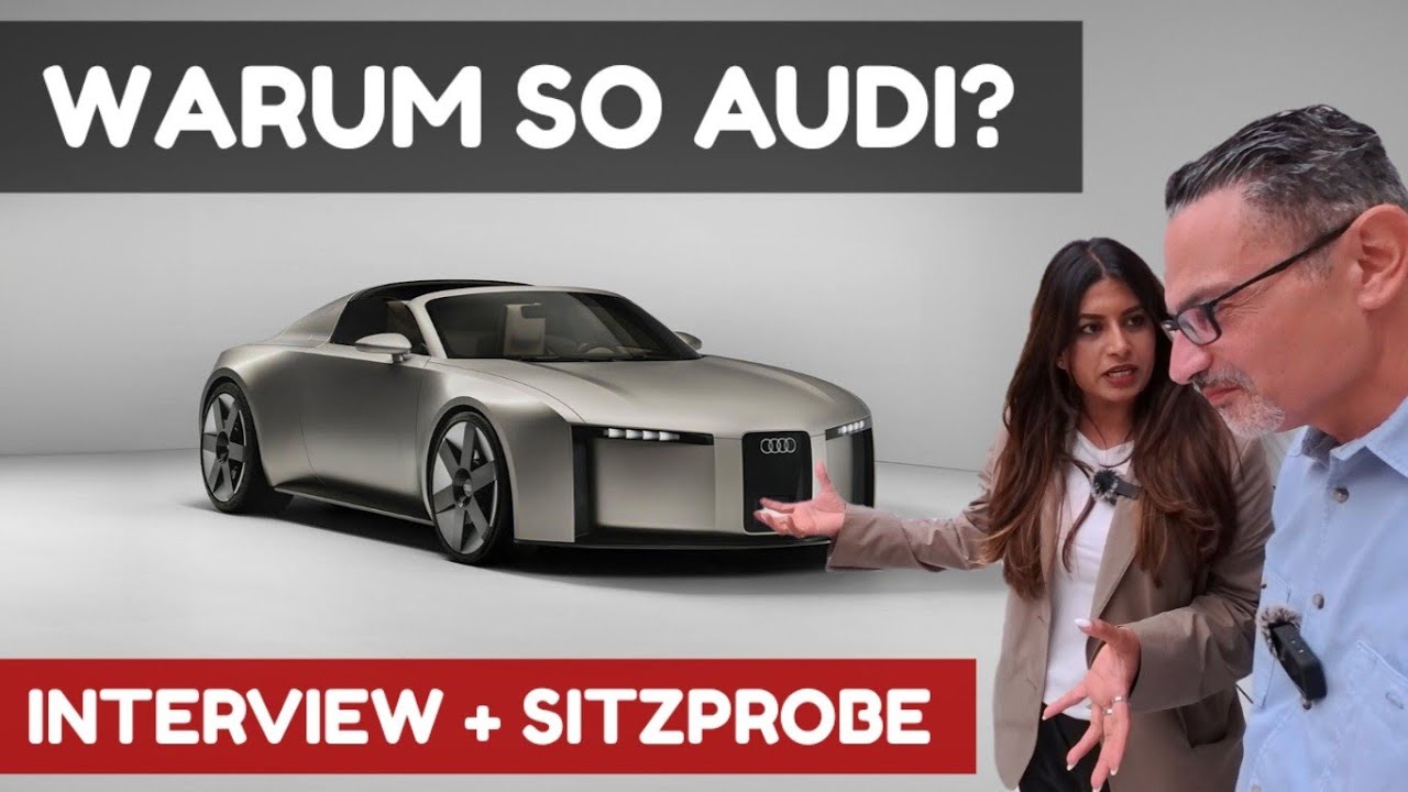 AUDIS Hoffnung! Interview + Sitzprobe mit Audi Designerin im Audi Concept C #ev 