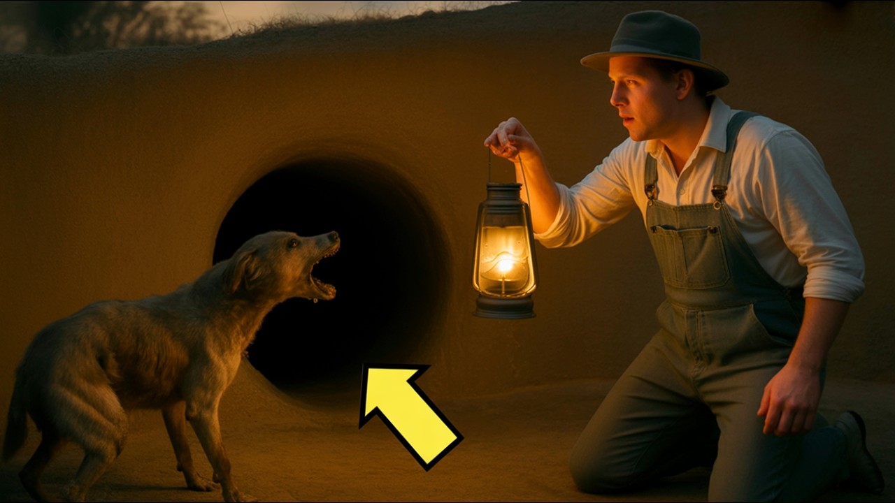 INJURED DOG LED HIS OWNER TO A HOLE… WHAT WAS INSIDE…