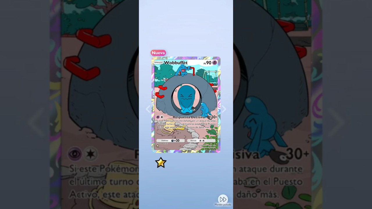 Wobbuffet Full Art | SABER MARINO Y CELESTE POKÉMON TCG POCKET