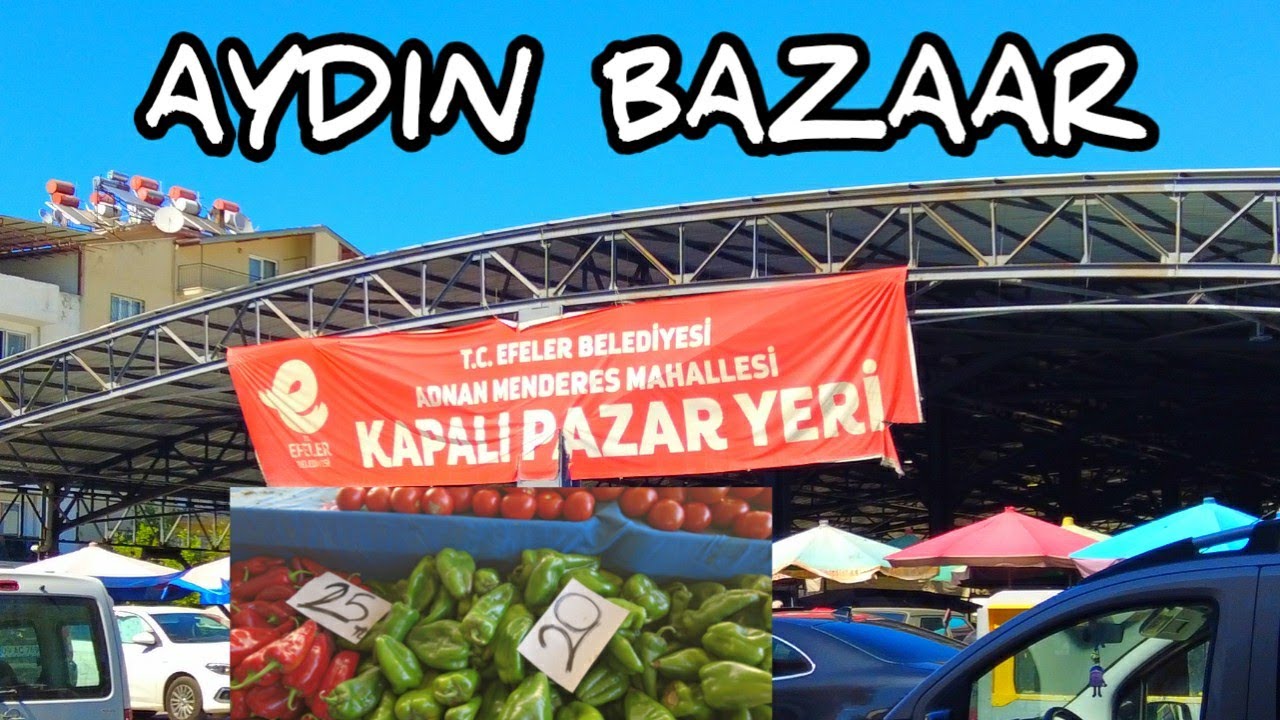 AYDIN CITY T&Uuml;RKIYE | AYDIN BAZAAR | VIRTUAL TOUR | July 2025 | 4k UHD 60fps